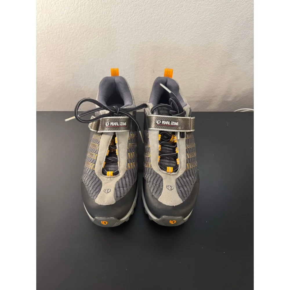 Women's Pearl‎ Izumi Athletic Cycle Shoes Size 9 Gray Orange